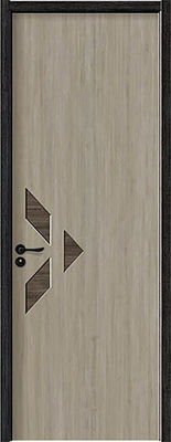 ISO9001 45mm binnenlandse houten Beklede Houten de Ingangsdeuren van het deurenaluminium