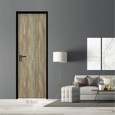 Geluiddichte Houten Korrel Buitendeuren, 45mm Modern Houten Front Door