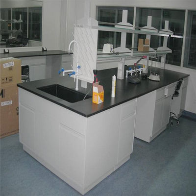 Van de het Eilandbank van het W1.5mh0.85m Laboratorium het Meubilair van het het Staallaboratorium met Kabinet