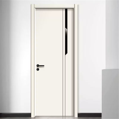 Binnenlandse WPC-de Deurendikte 40/45mm van de Aluminium Beklede Houten Ingang met Slot